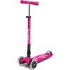 Micro Mobility Maxi Micro DELUXE shock Ružová (LED) skladacie 5-12 rokov Nové