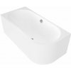 Polysan Polysan, VIVA L MONOLITH asymetrická vaňa 180x75x60cm, biela, 72099M