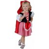 MaDe Karnevalový kostým Červená čiapočka 92 - 104 cm