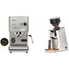 Profitec GO, brushed stainless steel + Eureka Mignon Zero 65 Speedy, CR white
