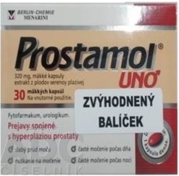 Prostamol uno cps.mol.60 x 320 mg + 30 x 320 mg od 24,09 € - Heureka.sk