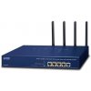 VPN/VLAN/QoS/HA/AP kontrolér, 2xWAN(SD-WAN), 3xLAN, 4xPOE120W, WiFi802.11ax Planet VR-300PW6A