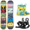 Beany Coco detský snowboard + Beany Kido viazanie + Beany Joker topánky - 115 cm + XXS (EU 25-32) + EU 27/28