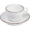 IRIS DOTS biela šálka s podšálkou Veľkosť: 17cl na CAPPUCCINO