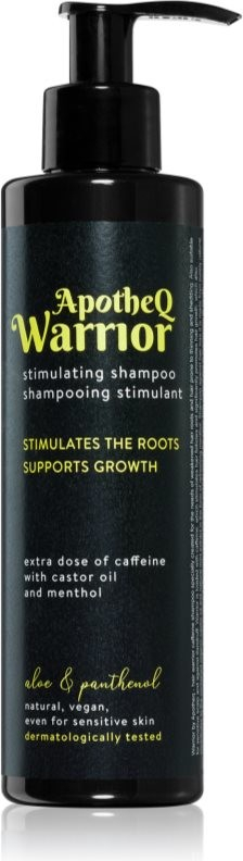 Soaphoria ApotheQ Warrior šampón stimulujúci rast vlasov 250 ml