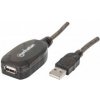 MANHATTAN Kabel USB 2.0 A-A, aktivní prodlužovací 20m, Daisy-Chainable 150958
