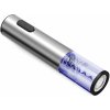 Verk 07096 Automatický elektrický otvárač na víno s LED strieborný