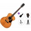Pasadena PG-450 All Solid Premium SET Vintage Natural Akustická gitara Jumbo