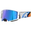 ALPINESTARS okuliare SUPERTECH CORP modrá/oranžová zrkadlové modré plexi 2025