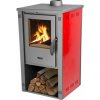 Sammer Kachle na tuhé palivo v červenej farbe s výkonom 5,4 kw 2212927