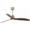 FARO Barcelona | FARO 33398WT - Stropný ventil. JUST FAN M priemer 128 cm hnedá/mosadz Wi-Fi Tuya + diaľkové ovládanie (DO) | 33398WT