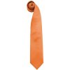 Premier Workwear Kravata s jemným vzorom oranžová