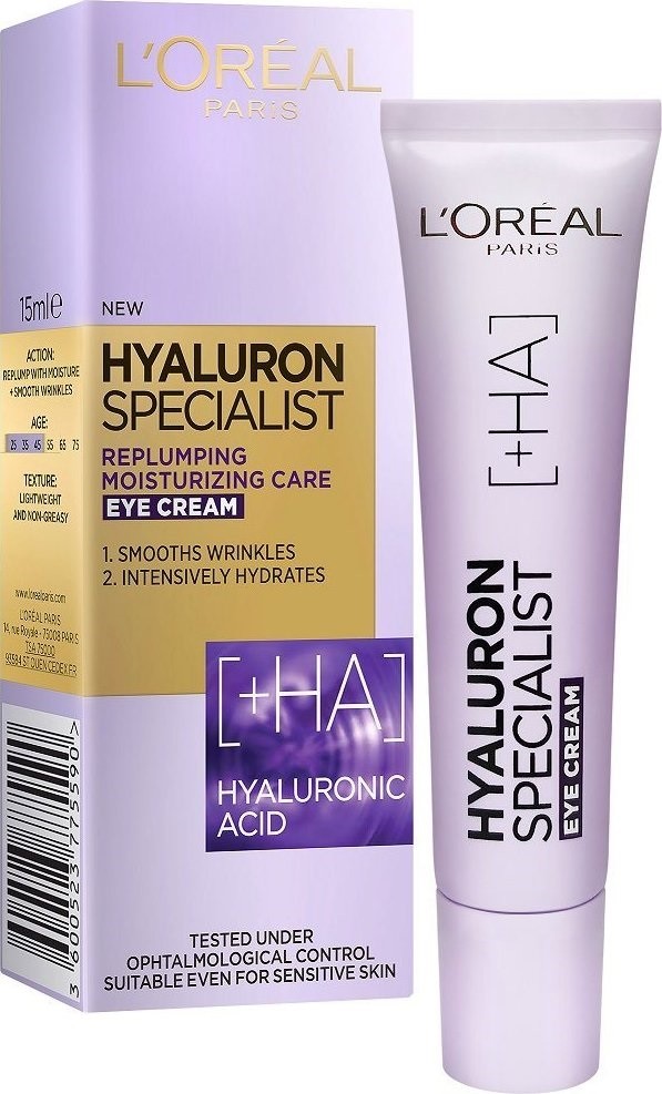 L'Oréal Hyaluron Specialist hydratačný očný krém 15 ml od 7,71 € -  Heureka.sk