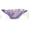 Aurum Crystal KRIŠTÁĽOVÁ MISKA BOHEMIA PLANTICA AMETHYST 330 MM FIALOVÁ