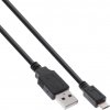 Kábel USB 2.0 A-MICRO-B M/M 1.5m, High Speed, čierny, quick-charging