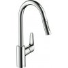 Hansgrohe Focus M41 - Kuchynská páková batéria 240 s výsuvnou sprškou, 2jet, chróm 31815000