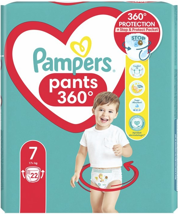 Pampers Pants 7 22 ks