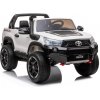 Lean Toys Elektrické autíčko Toyota Hilux L7643 biele 4x45W motor 2x12V7Ah batéria