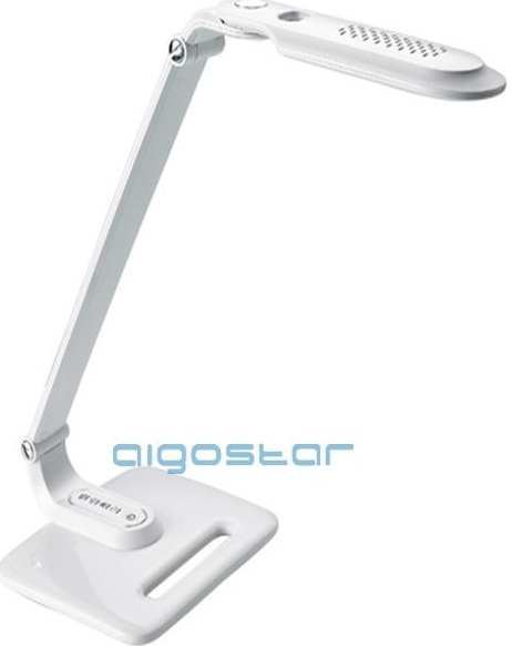 Aigostar Led stolná lampa 8W ovládanie jasu cez dotykový panel biely lesk 178741