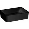 Jika Cubito Pure keramické umývadlo na dosku 50x35 cm Čierna matná H8184237161121