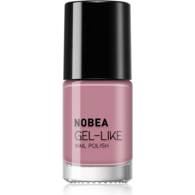 NOBEA Day-to-Day Gel-like Nail Polish lak na nechty s gélovým efektom odtieň Rouge #N03 6 ml