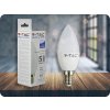 V-TAC PRO SAMSUNG LED žiarovka E14 C37 7W teplá biela