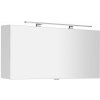 Sapho CLOE galérka s LED osvetlením, 120x50x18cm, biela CE120-0030