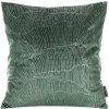 Takoy Obliečka na vankúš zo zamatu so strieborným motívom listov banánovníka-HF-387686 | 45 x 45 cm