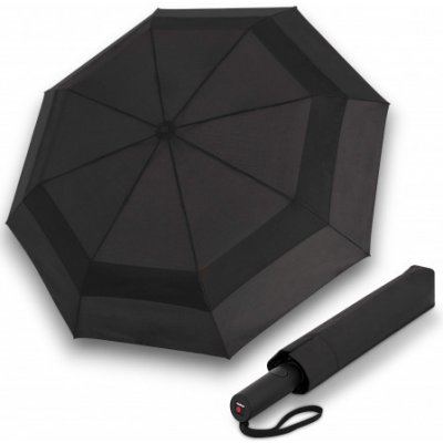 Knirps Duomatic 400 XXL black elegantný pánský plnoautomatický dáždnik černý