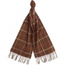 Barbour Tattersall Lambswool Scarf Warm Ginger