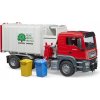 Bruder 2761 SMETIARSKE AUTO MAN TGA S BOČNÝM NAK.