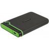 TRANSCEND 4TB StoreJet 25M3C SLIM, 2.5”, USB-C (3.1 Gen 1) Externí Anti-Shock disk, tenký profil, šedo/zelený TS4TSJ25M3C