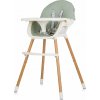 CHIPOLINO Jídelní židlička Rio 2v1 Aloe