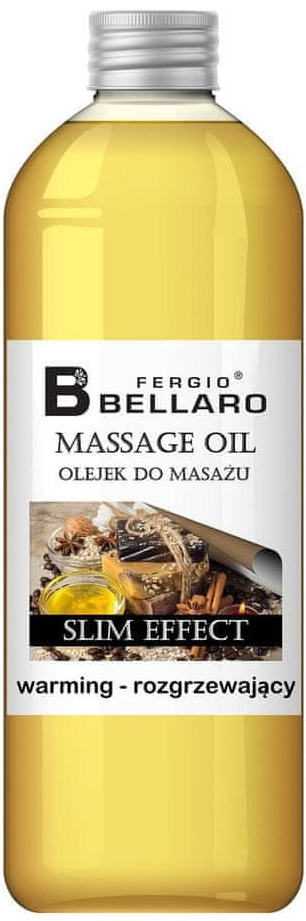 Fergio BELLARO masážny olej hrejivý Slim effect 1l
