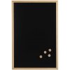 ZELLER Kriedová magnetická tabuľa, kov, rám borovicové drevo 40 x 60 cm