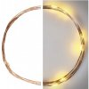 EMOS Lighting D3AW06 LED vianočná nano reťaz medená 0,9 m 2x AA vnútorná teplá biela časovač