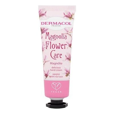 Dermacol Magnolia Flower Care Delicious Hand Cream hydratační a vyživující krém na ruce 30 ml pro ženy