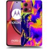 Picasee silikónový prehľadný obal pre Motorola Moto G84 5G - Burn