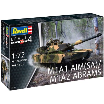 Revell Plastic ModelKit tank 03346 M1A2 Abrams 1:72