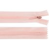 Špirálový zips skrytý No 3 dĺžka 60 cm dederon - 1 ks 361 broskyńová svetlá
