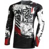 Dres O´Neal Mayhem SCARZ čierna/biela/červená XL