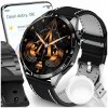 SMARTWATCH PÁNSKE HODINKY POĽSKÉ MENU AMOLED 3 PRÚŽKY ROZHOVORU SMART WATCH