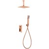 Imex CATANIA podomietkový sprchový set kartáčované ružové zlato GPC061/ORC