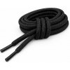 WARAGOD Šnúrky do topánok Warstrap Round, čierna - 150 cm