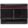 Lagen Dámska kožená peňaženka 21056 Black + Red