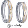 Steel Wedding Snubné prstene chirurgická ocel SSPL008