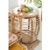 J-Line by Jolipa Prírodný ratanový odkladací stolík Ana Rattan Natural - Ø 40*48 cm - J-Line by Jolipa