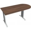 Hobis Doplnkový stôl Flex, 160x75,5x80 cm, orech/kov