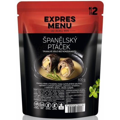 Expres menu Španielsky vtáčik 2 porcie 600g