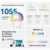 TP-LINK Smart Light Bulb, Multicolor,Matter SPEC: A60 bulb, E27 base, 220~240V, 50/60 Hz, 8.6W, 16 Million Colors, 2500K-6500K, Tapo L535E